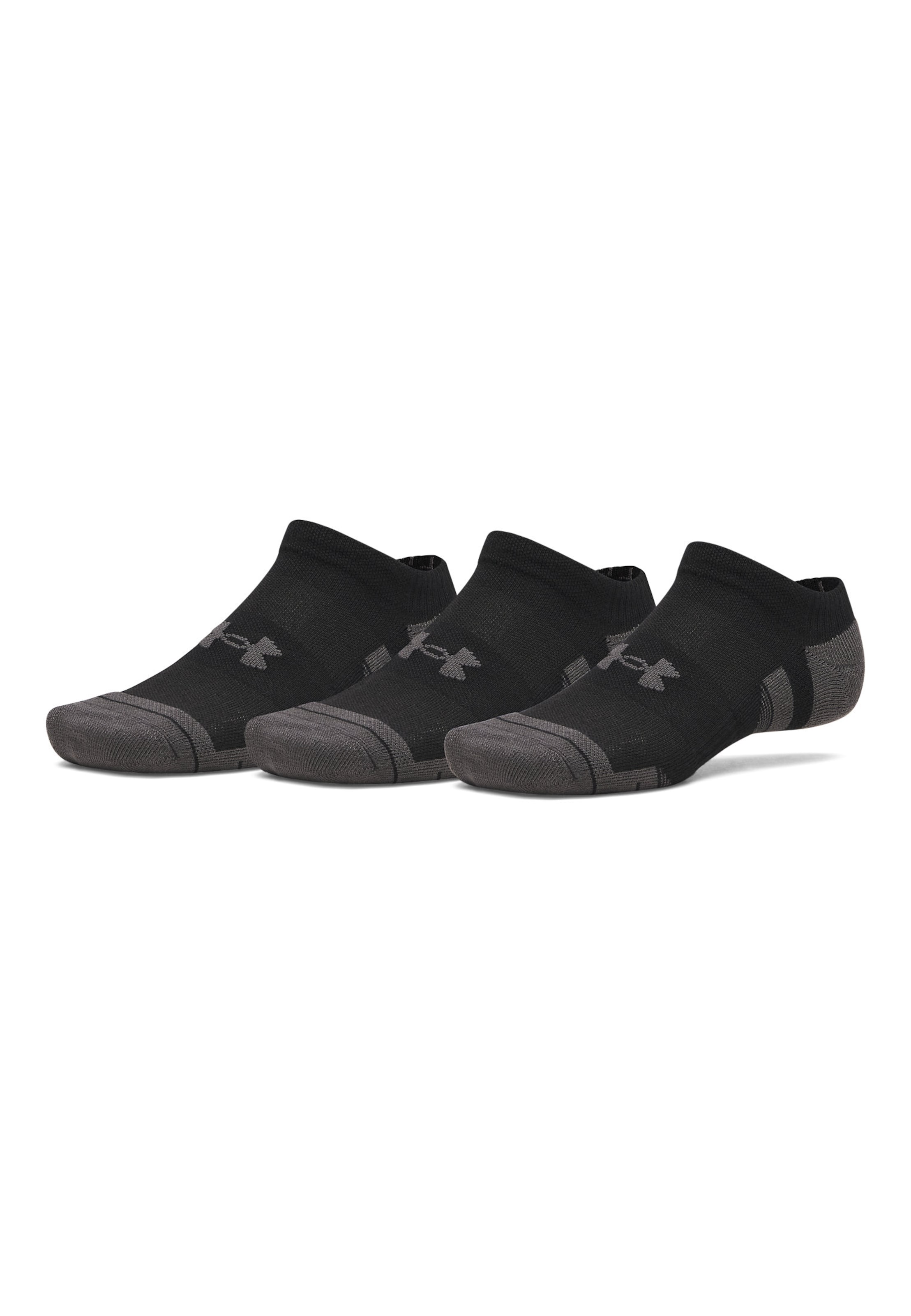 UNDER ARMOUR Sports socks 'Perf Tech' in Black: front