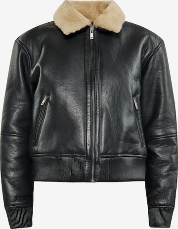 DreiMaster VintagePrijelazna jakna - crna boja: prednji dio