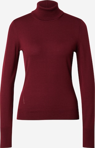 BOSS - Pullover 'Fasecta' em vermelho: frente