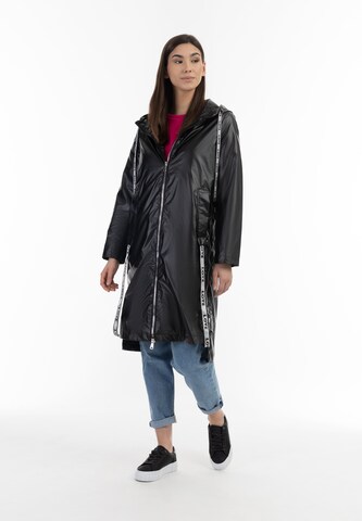 MYMO Between-Seasons Coat in Black