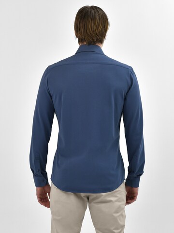 Vercate Slim Fit Businesshemd 'No. 19' in Blau