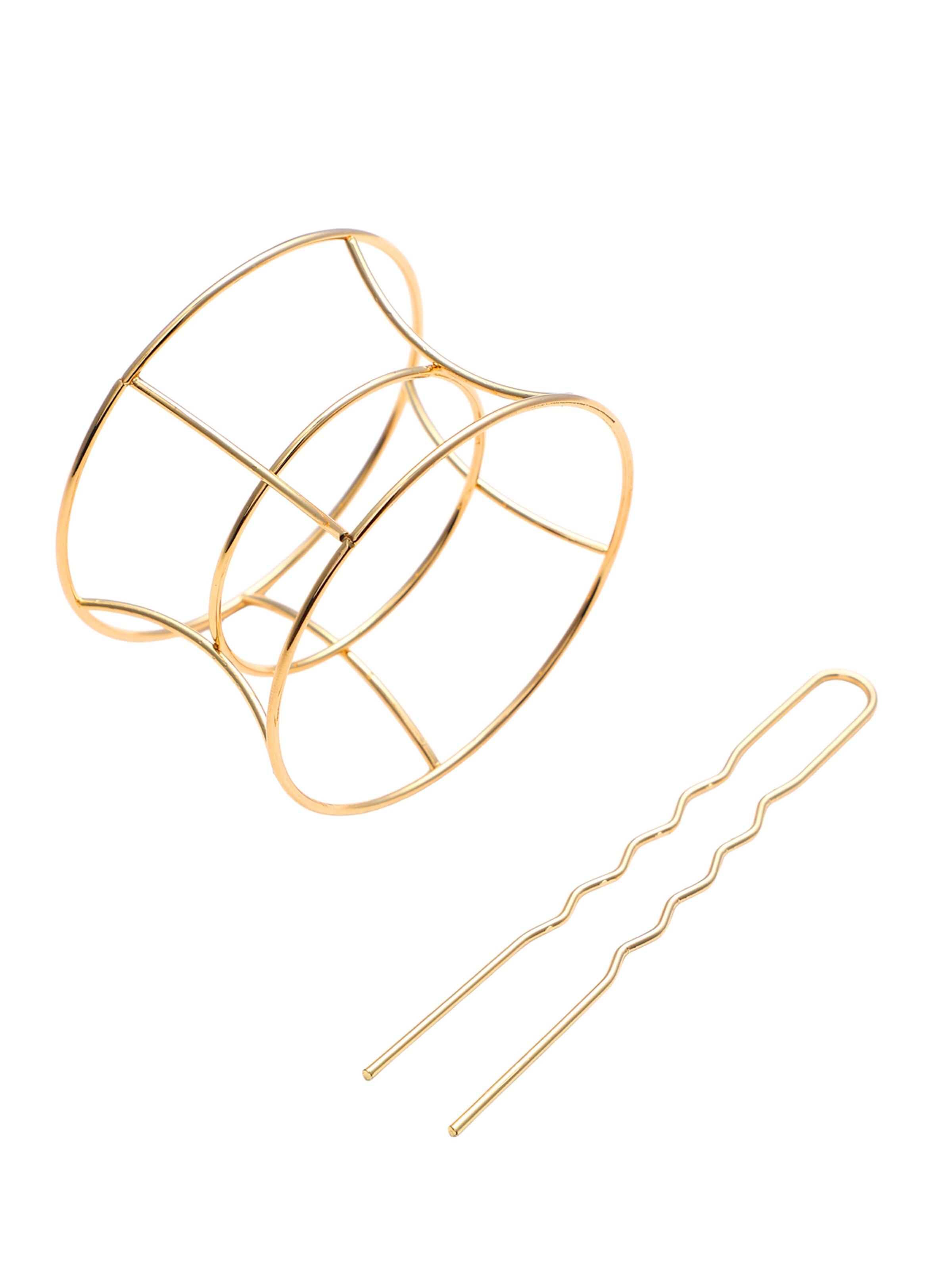 Accesorii pentru păr 'Roz' de la SOHI pe auriu