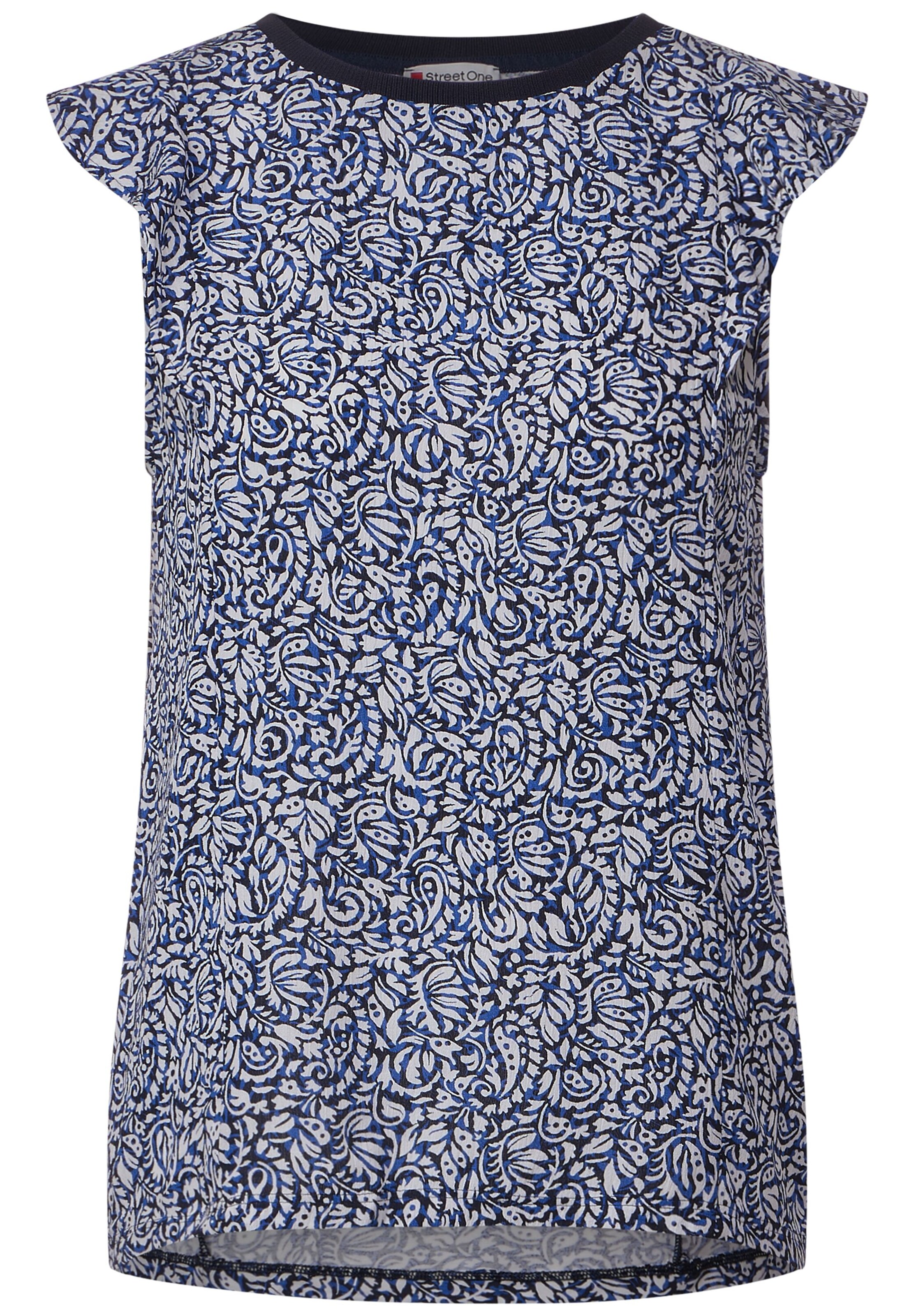 STREET ONE Top in Blau: Vorderseite