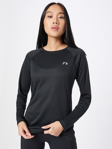 Newline Performance shirt in Black: front