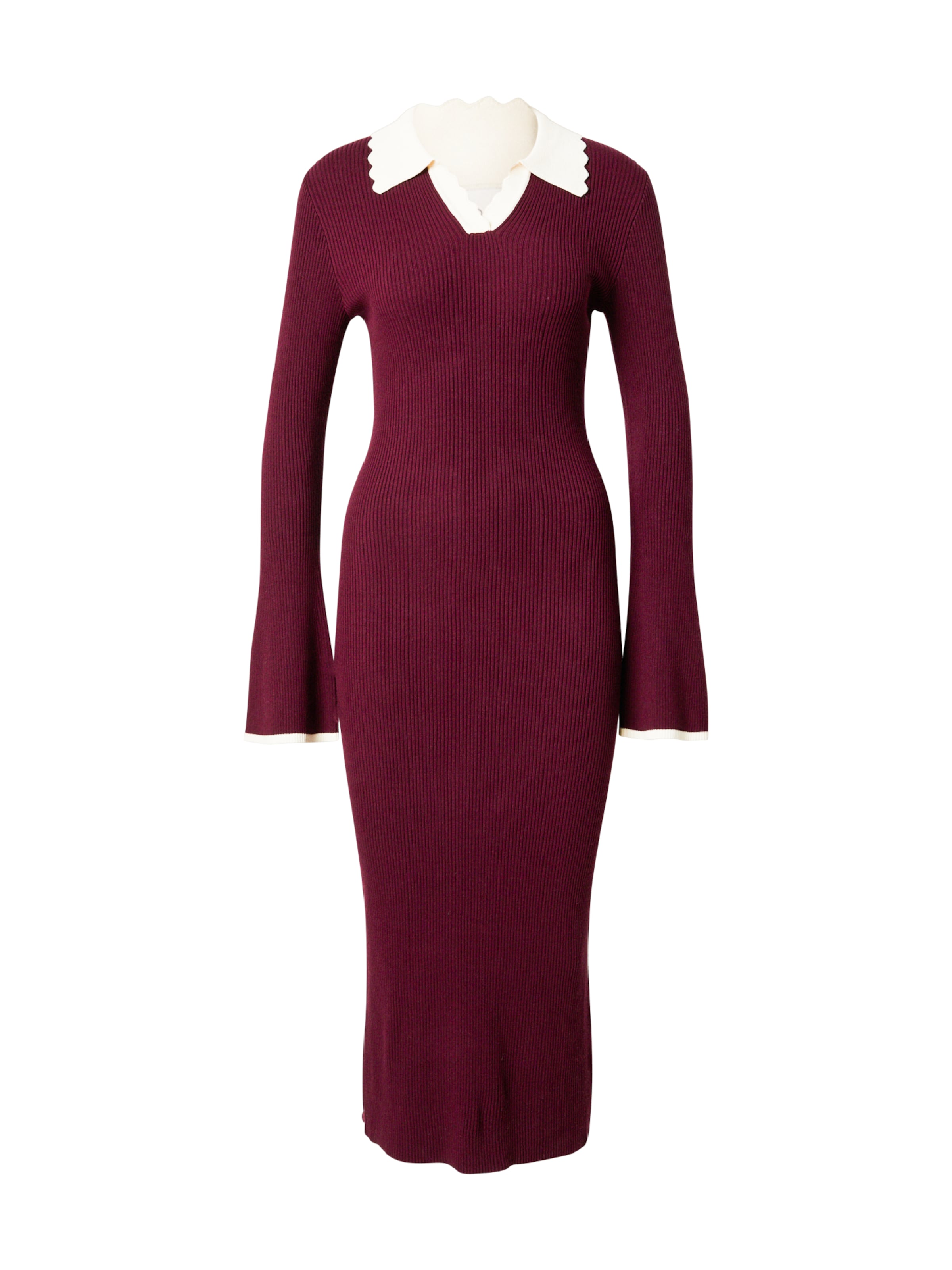 Noella Stickad klänning 'Livvy' i röd: framsida