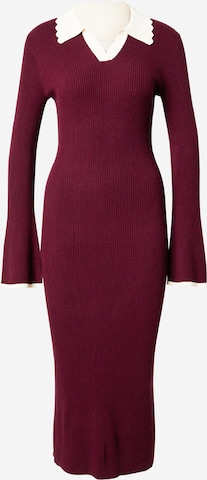 NoellaPletena haljina 'Livvy' - crvena boja: prednji dio