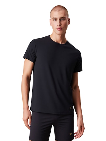 Pyjama court 'Charlie' Lyle & Scott en noir : devant