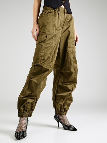 Tapered Pantaloni cargo 'DATINE' di b.young in verde: frontale