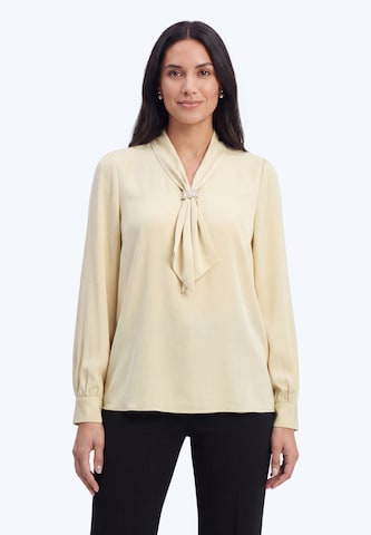 usha BLACK LABEL - Blusa en amarillo: frente