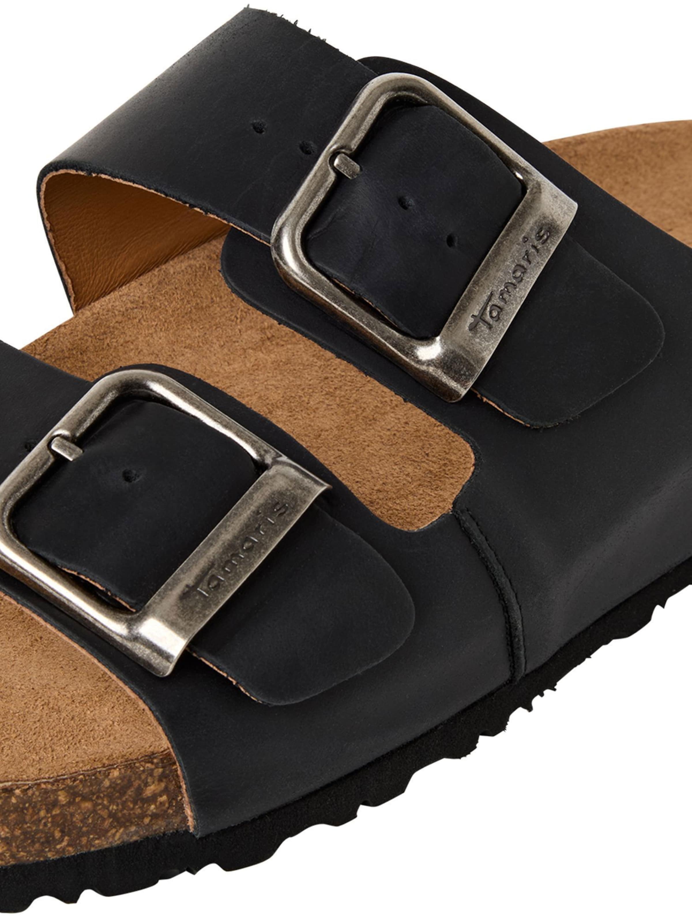 Mule Tamaris en noir