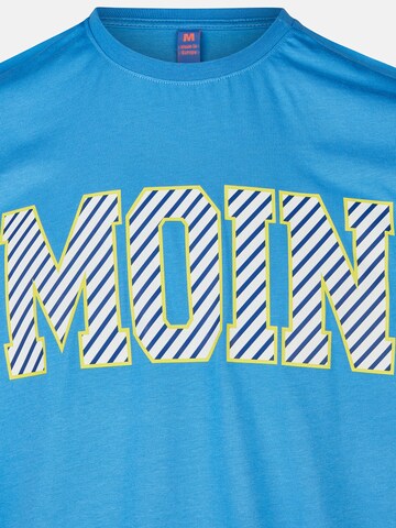 salzhaut T-Shirt 'Diek - Moin' in Blau: Vorderseite