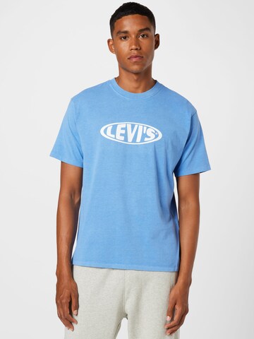 LEVI'S ® Tričko 'Vintage Fit Graphic Tee' – modrá: přední strana