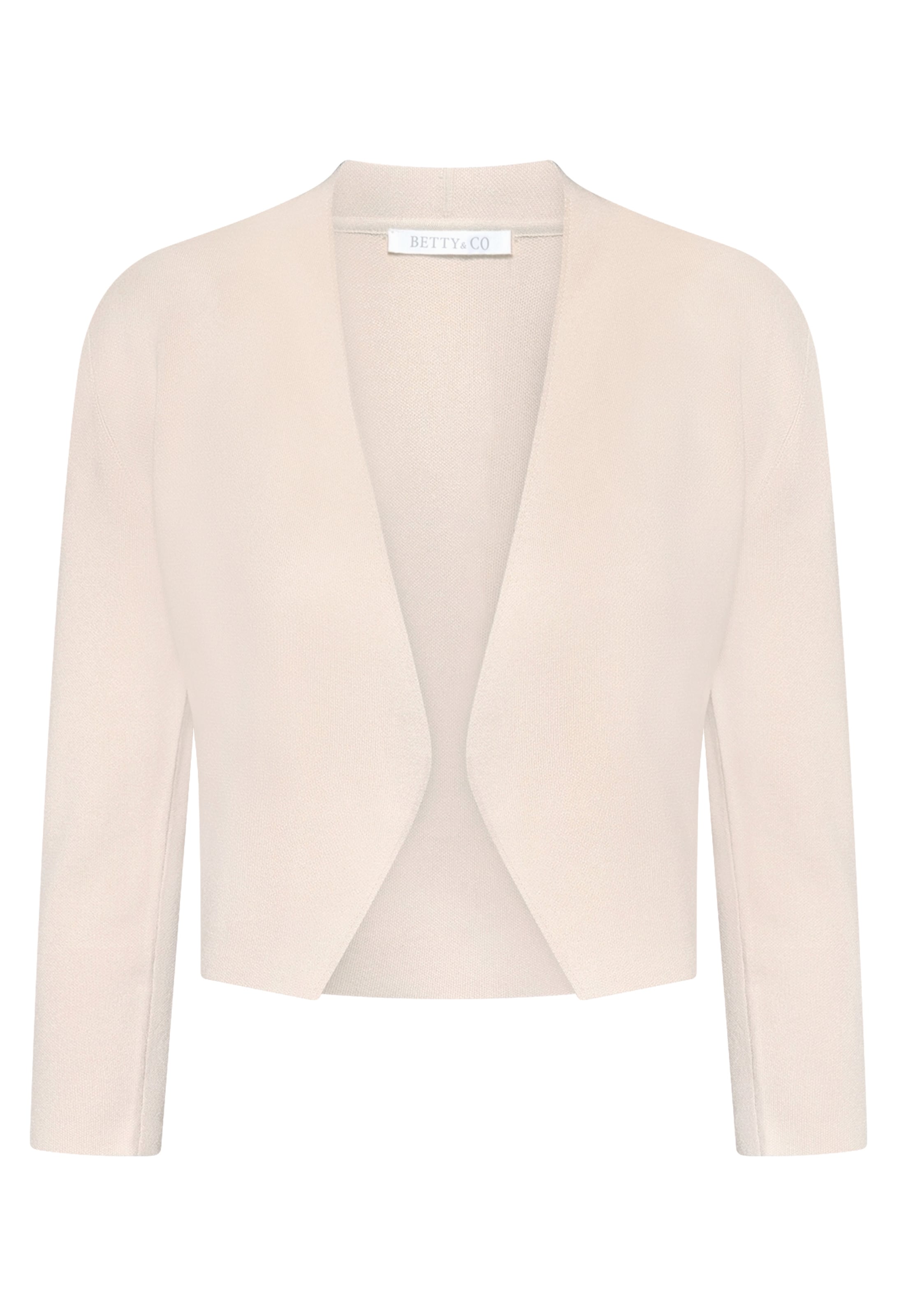 Betty & Co Strickjacke in Beige: Vorderseite