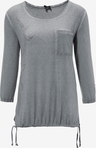 MARJO Traditional Shirt in Grey: front