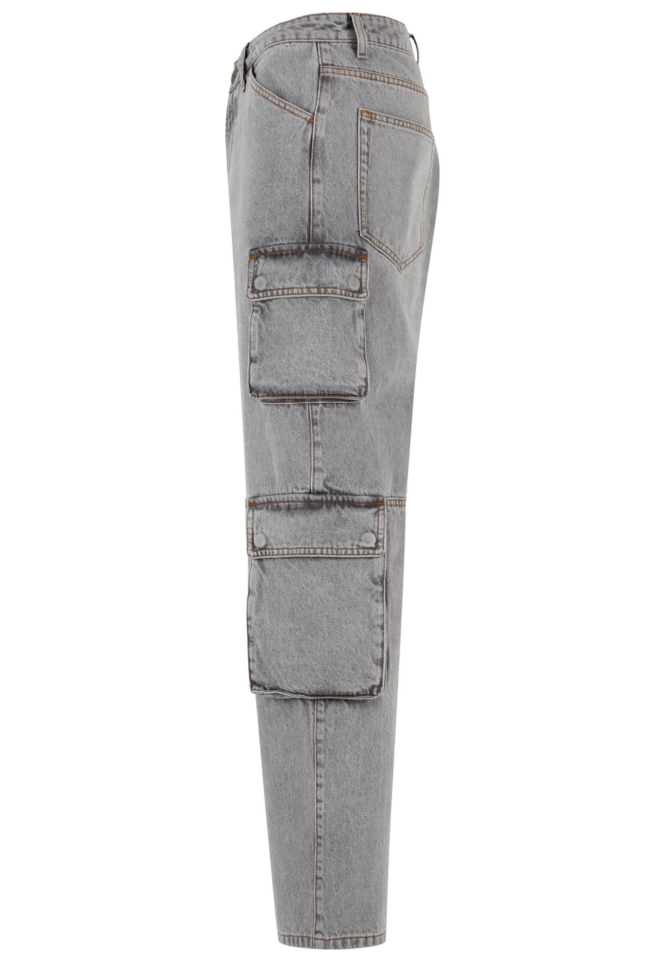 pelēks 2Y Studios Vaļīgs piegriezums Kargo džinsi 'Aidan'