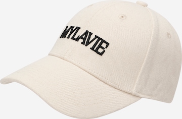 Cappello da baseball di MYLAVIE by Sarah Harrison in bianco: frontale