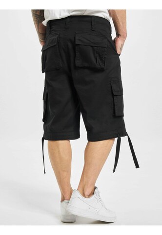 Regular Pantalon cargo DEF en noir
