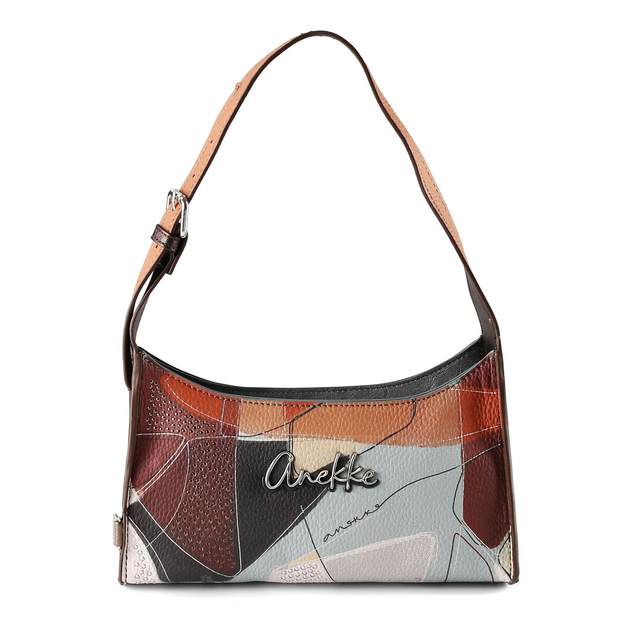 Anekke Schultertasche 'Auralis' in Schwarz: Vorderseite