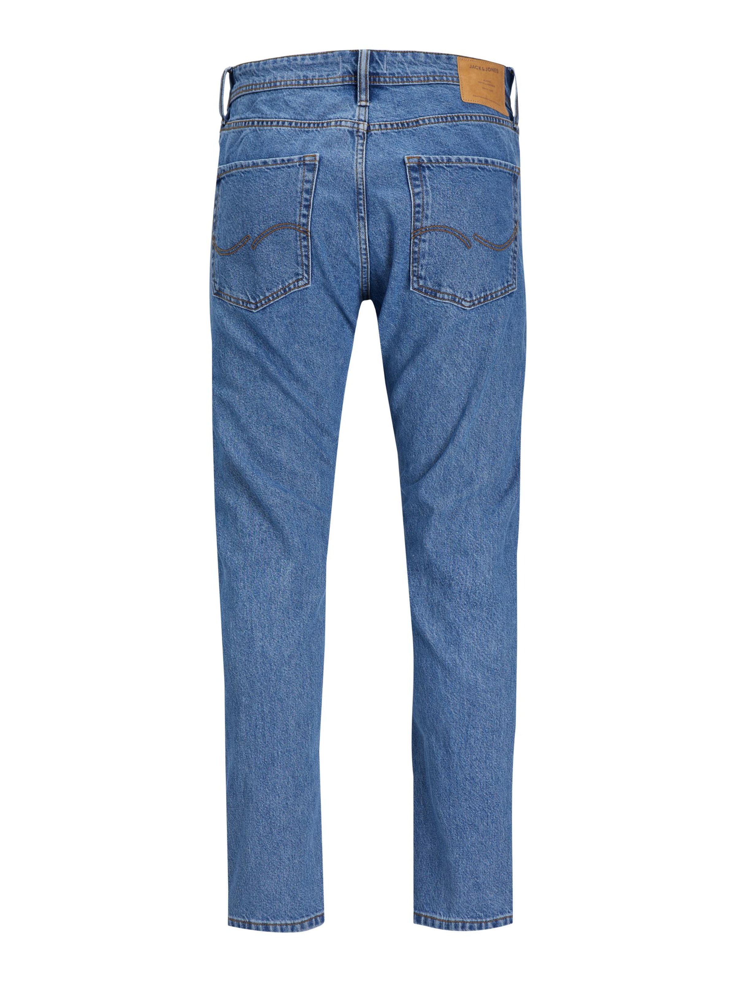 JACK & JONES Loosefit Jeans 'JJIChris' in Blauw