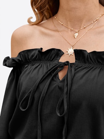 Imily Bela Bluse in Schwarz