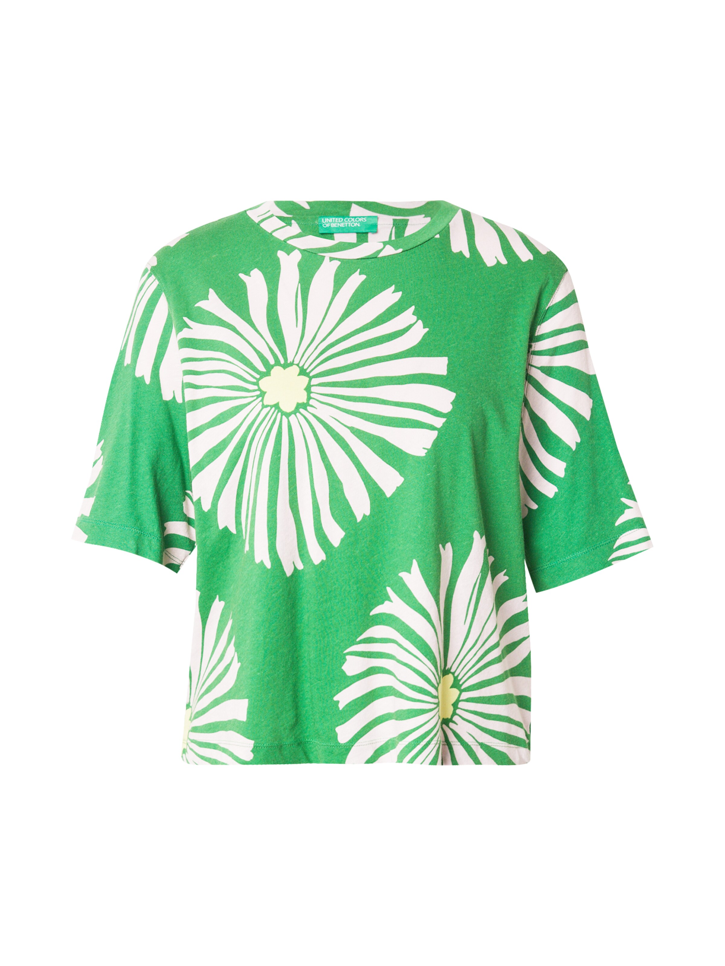 UNITED COLORS OF BENETTON Tričko – zelená: přední strana