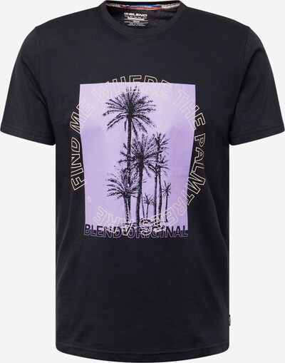 BLEND Shirt in Beige / Purple / Black, Item view