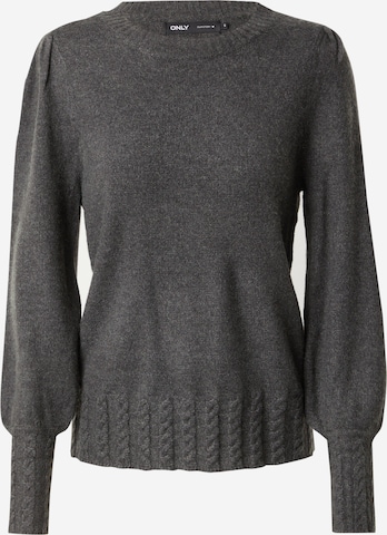 Pull-over 'KATIA' ONLY en gris : devant