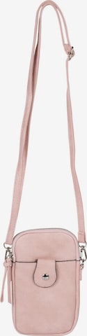 styleBREAKER Umhängetasche 'Mini Umhängetasche Uni' in Pink: Vorderseite