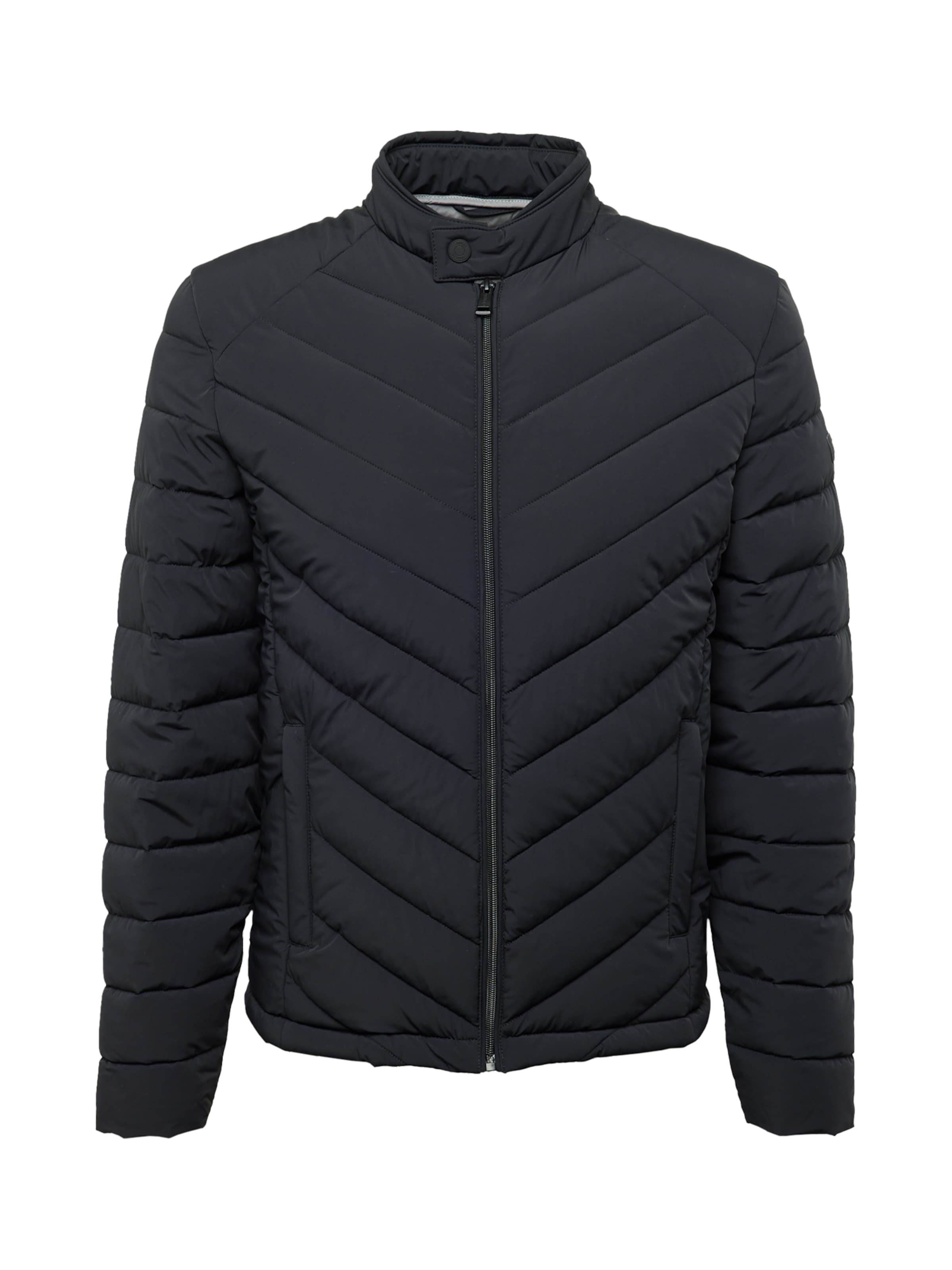 GUESS Välikausitakki värissä musta: etupuoli