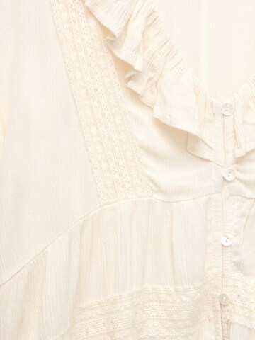 Pull&Bear Blouse in Beige