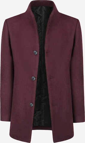 YOUTHUP Winter Coat 'Winterfester' in Red: front