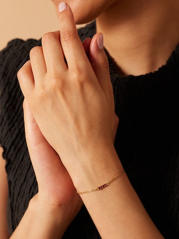 Bracelet Lucardi en or : devant