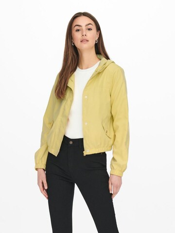 JDY Between-Season Jacket in Yellow: front