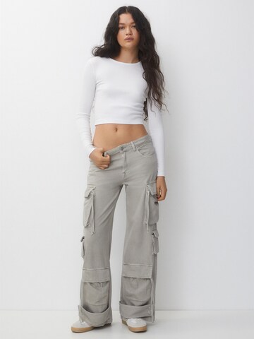 regular Jeans cargo di Pull&Bear in grigio