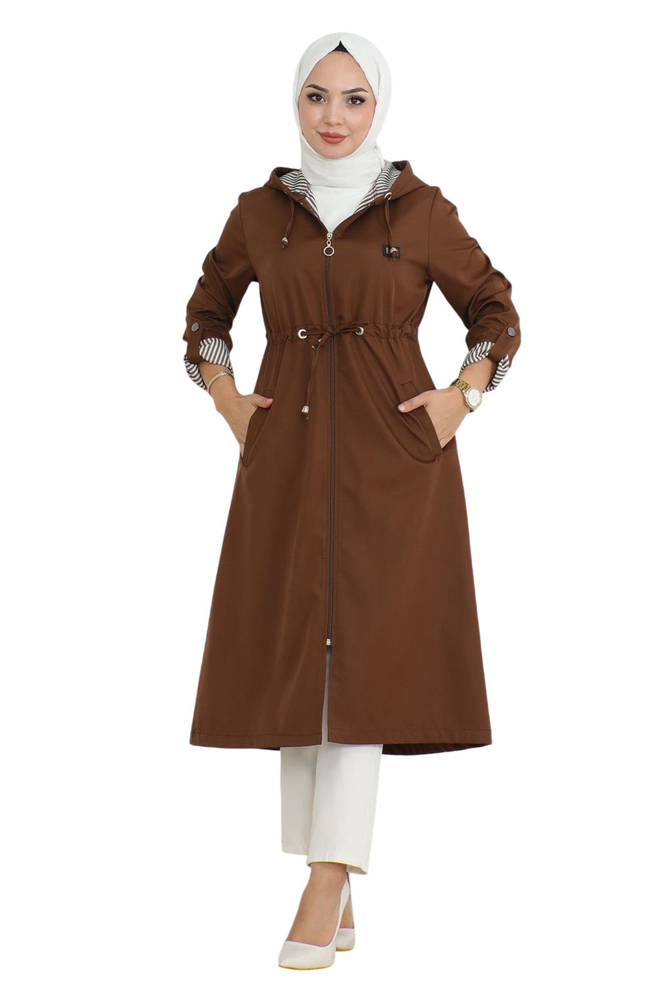 MODAMIHRAM Mantel in Braun