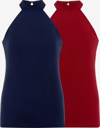 Anou Anou Top in Navy / Blood red, Item view