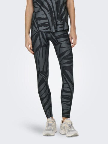 Regular Pantalon de sport ONLY PLAY en gris : devant