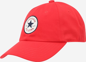 Cappello da baseball di CONVERSE in rosso: frontale