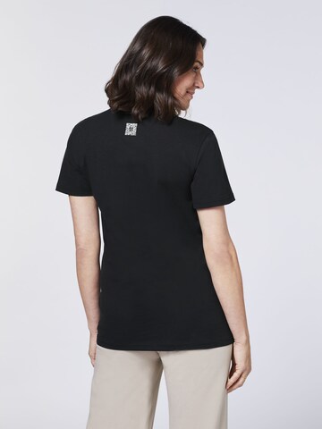 Detto Fatto Shirt ' mit QR-Code-Print ' in Black