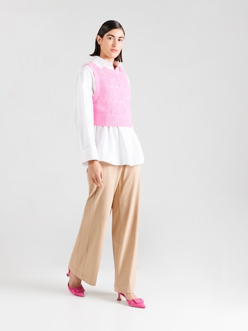 Wide Leg Pantalon ESPRIT en beige