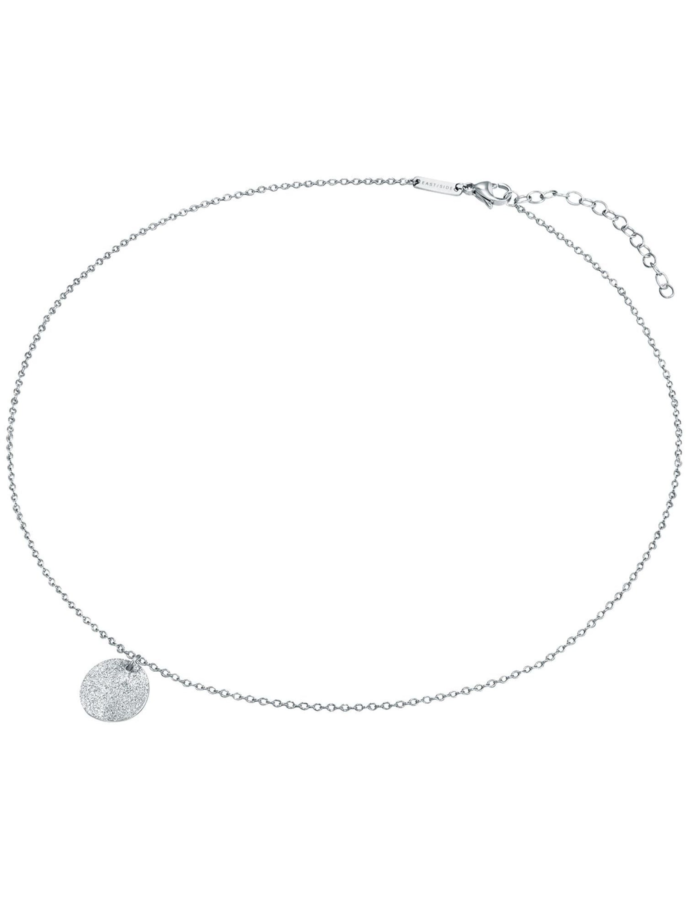 Eastside Necklace in Silver: front