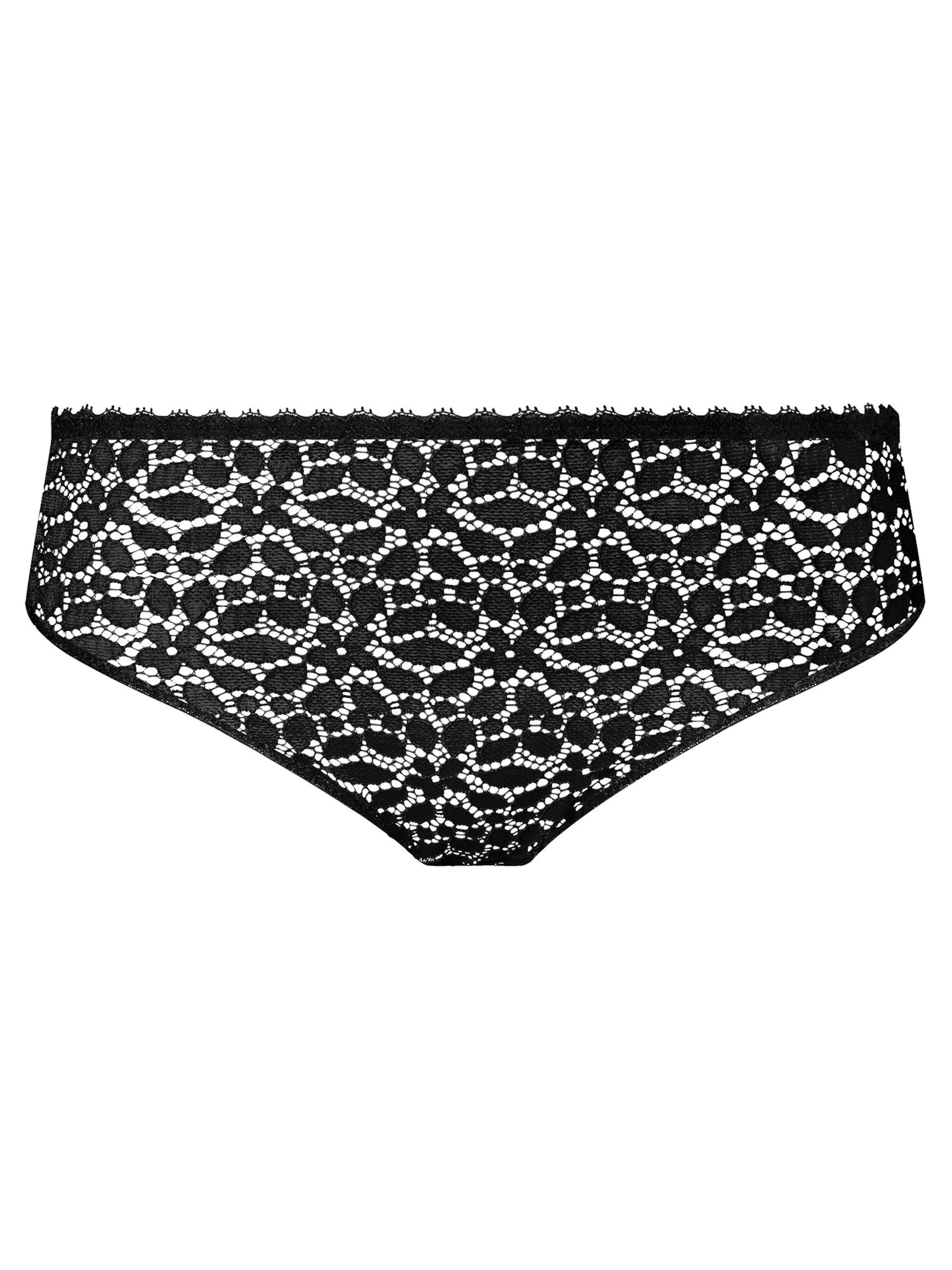 Nur Die Slip ' Lace ' in Zwart: voorkant