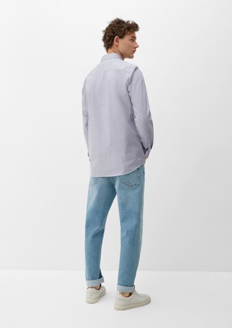 s.Oliver Slim fit Overhemd in Blauw