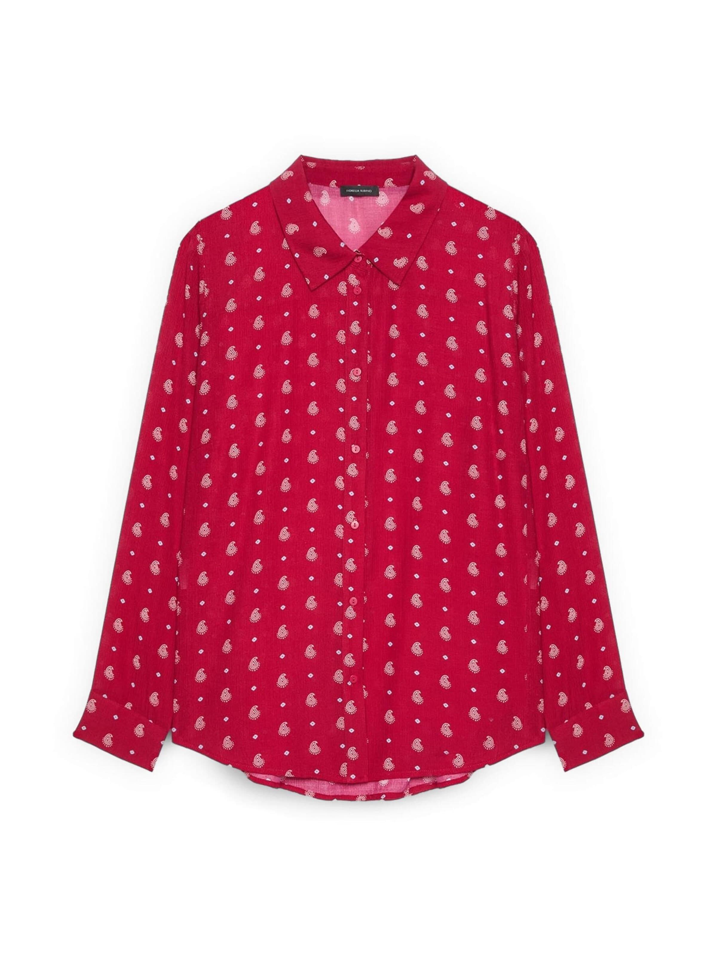 Maglietta di Fiorella Rubino in rosso: frontale