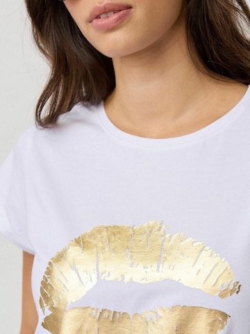 co'couture - Top ' KissCC ' en oro