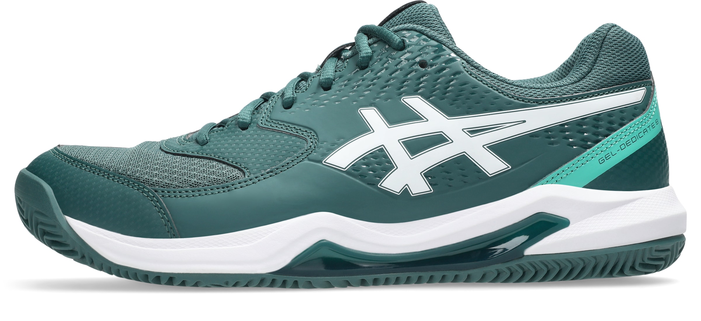 ASICS Athletic Shoes 'Gel-Dedicate 8' in Green: front