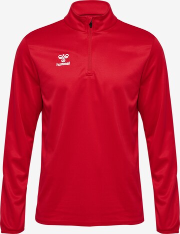 Hummel Athletic Sweatshirt in Red: front