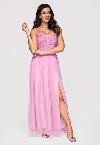 Ombre Avondjurk in Roze