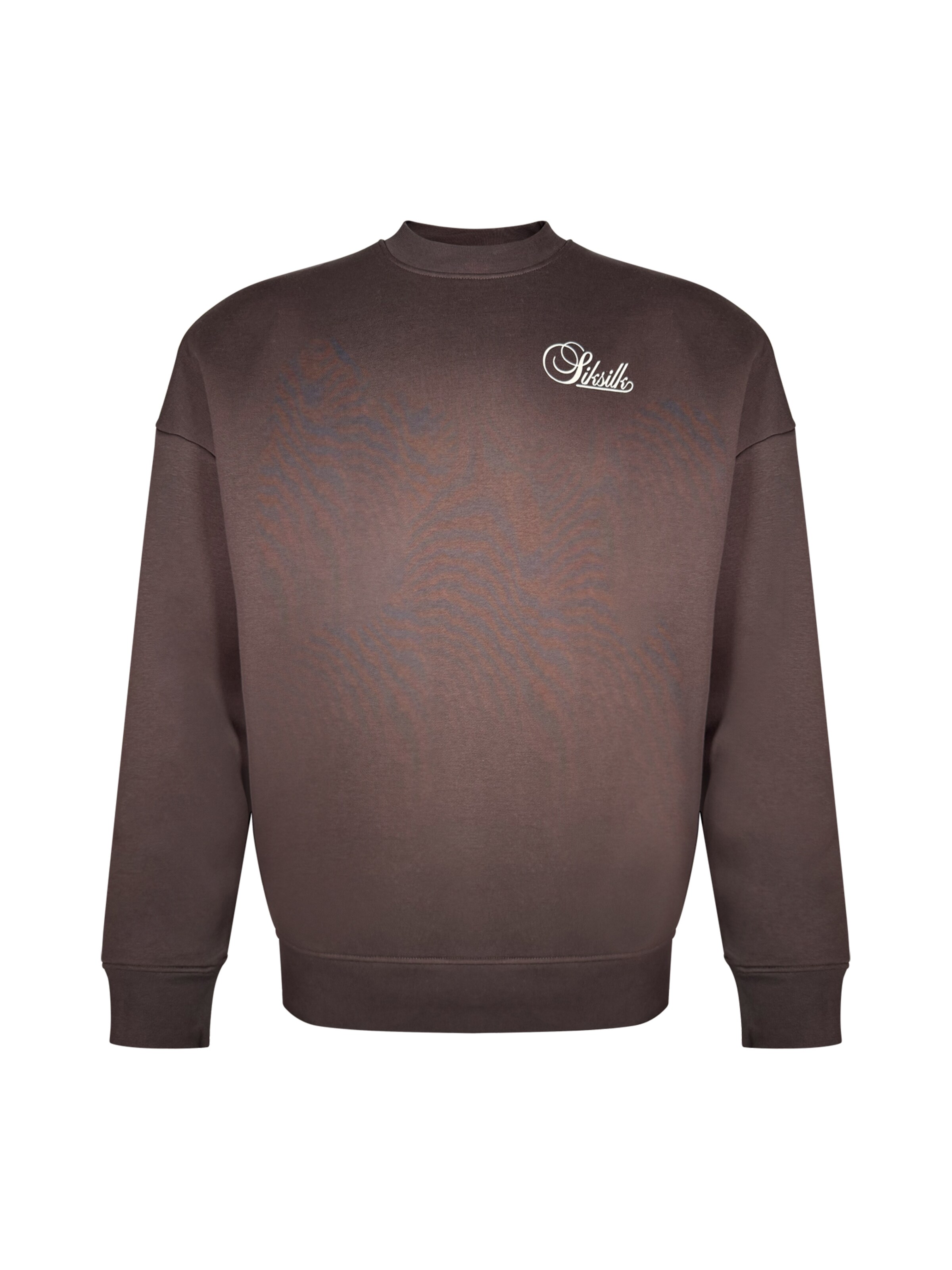 SikSilk Sweatshirt in Brown: front