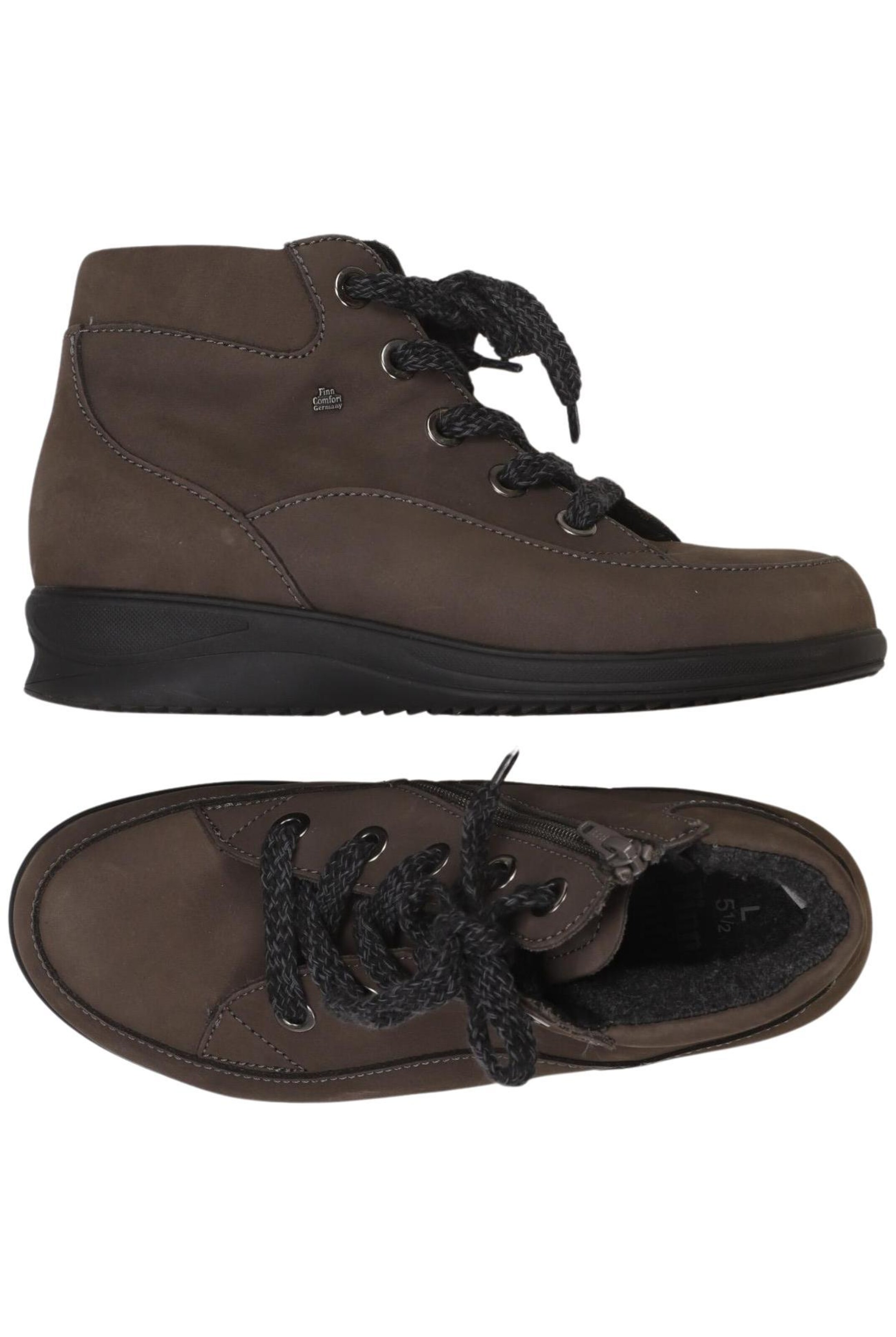 Finn Comfort Dress Boots in 38,5 in Brown: front